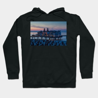 Pier, Sellin, Ruegen, Ruegen Island, Mecklenburg-Western Pomerania, Germany Hoodie